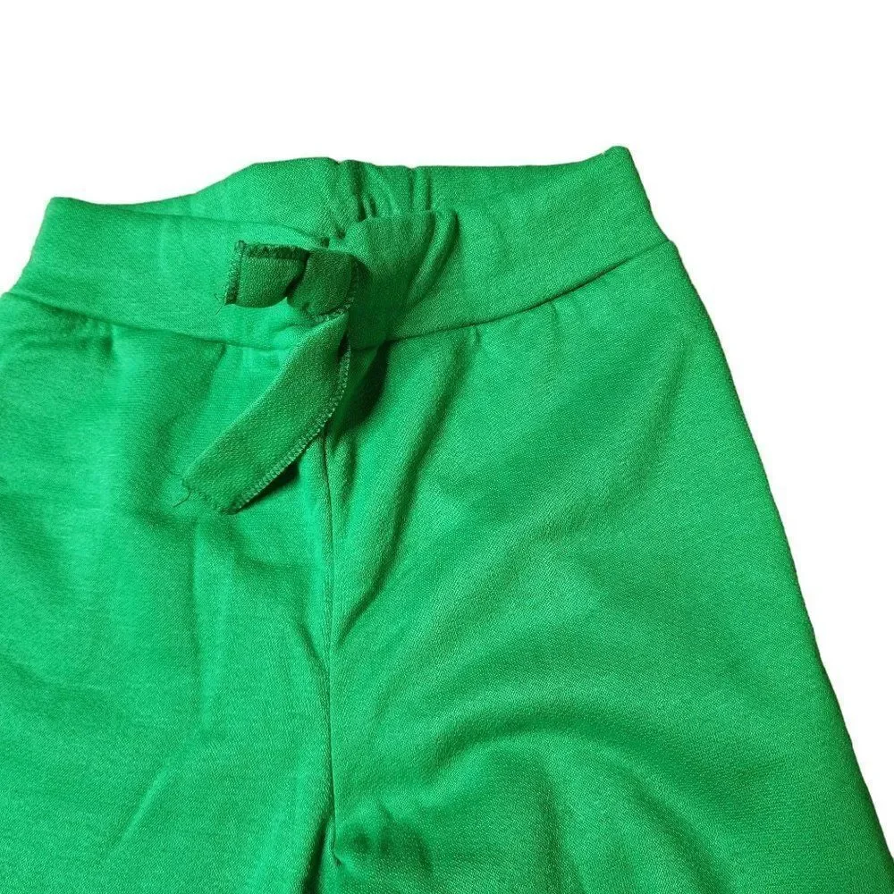 Vintage 80s Speedo Drawstring Waist Joggers Pants Womens Size XS Green
